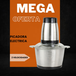 Picadora Eléctrica 2 Velocidades · 2 Litros · 200W
