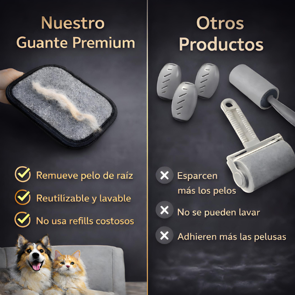 Guante Electrostático Quita Pelos