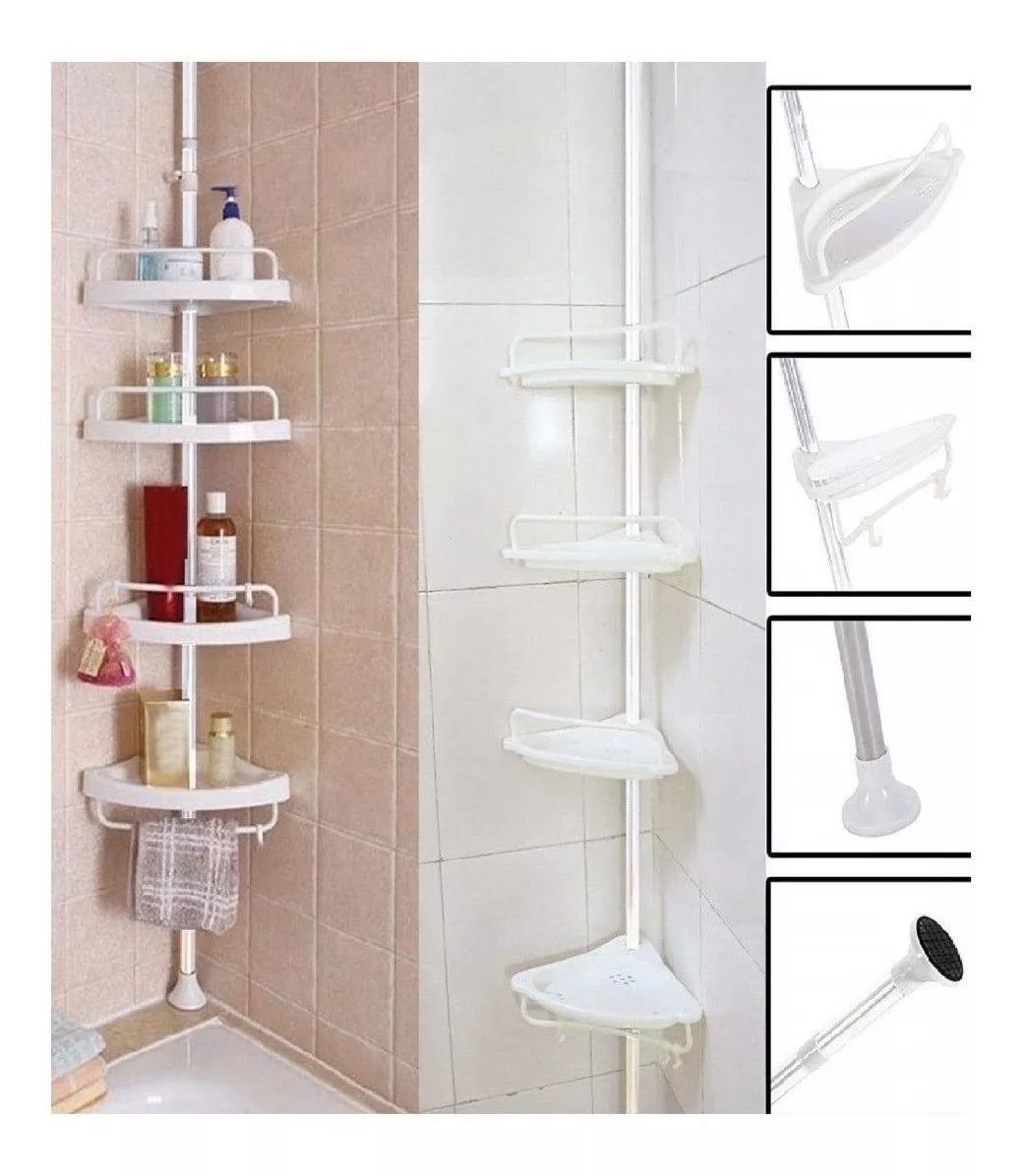 Esquinero De Ducha Ajustable Multi Uso