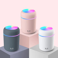 Humidificador de Aire Portátil con Luz Ambiental