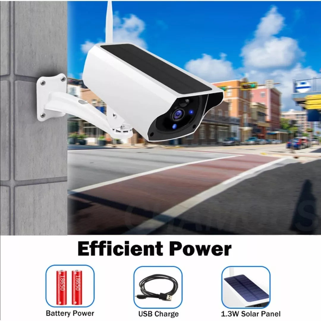Camara Ip Solar De Exterior Wifi