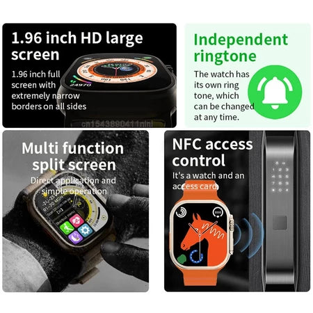 Smartwatch t20 Ultra 2 (4 Correas)