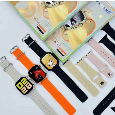Smart Watch T 20 Ultra 2 Con 4 Correas