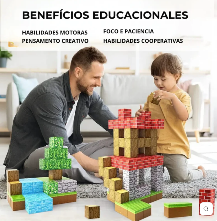 Bloques Mangneticos Premium 75 Piezas