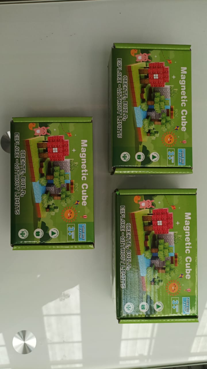 Bloques Magneticos Pack x3 De 28 Piezas