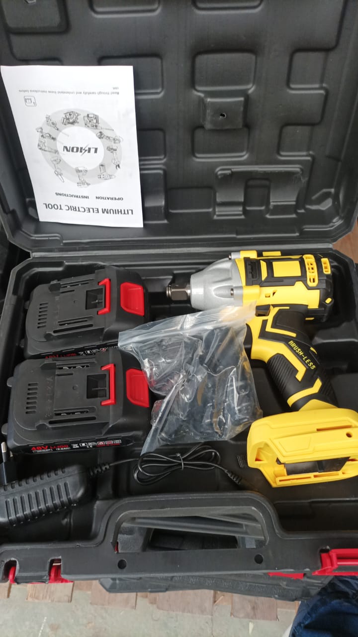 Llave Impacto Dos Baterias De 48v