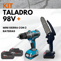 Combo Taladro 96V + Mini Sierra · 2 Baterías