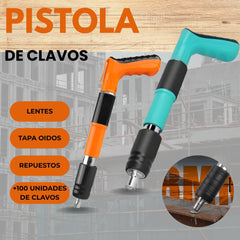 Pistola De Clavos + 100 Clavos