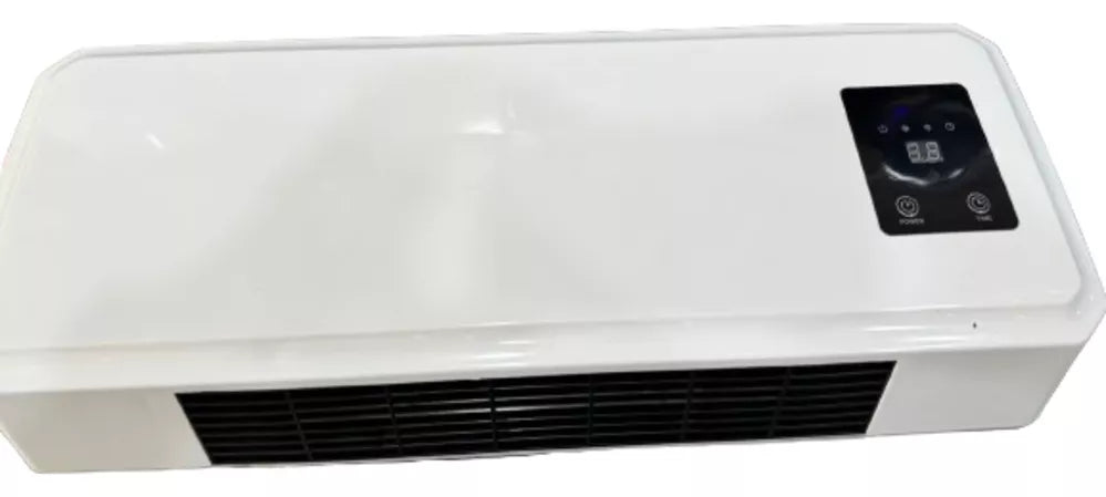 Calefactor de Pared Portátil · Calor y Ventilador