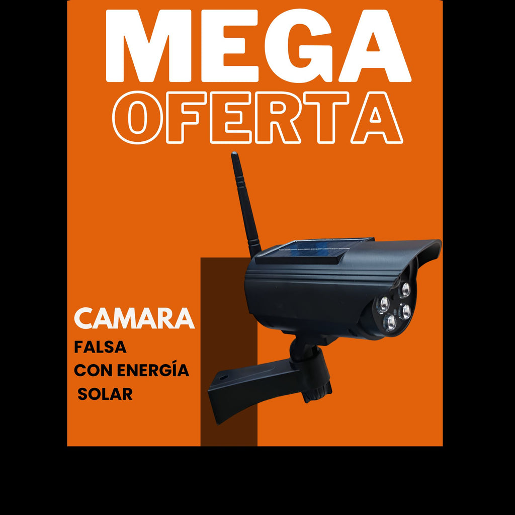 Cámara Falsa Solar con Sensor de Movimiento