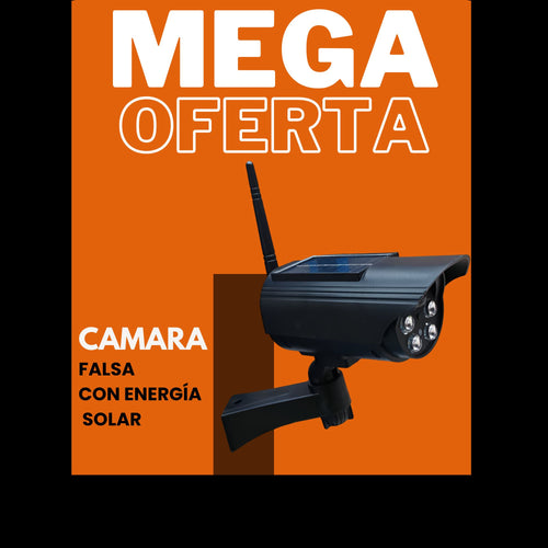 Cámara Falsa Solar con Sensor de Movimiento