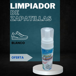 Limpiador de Zapatillas en Espuma · Con Cepillo