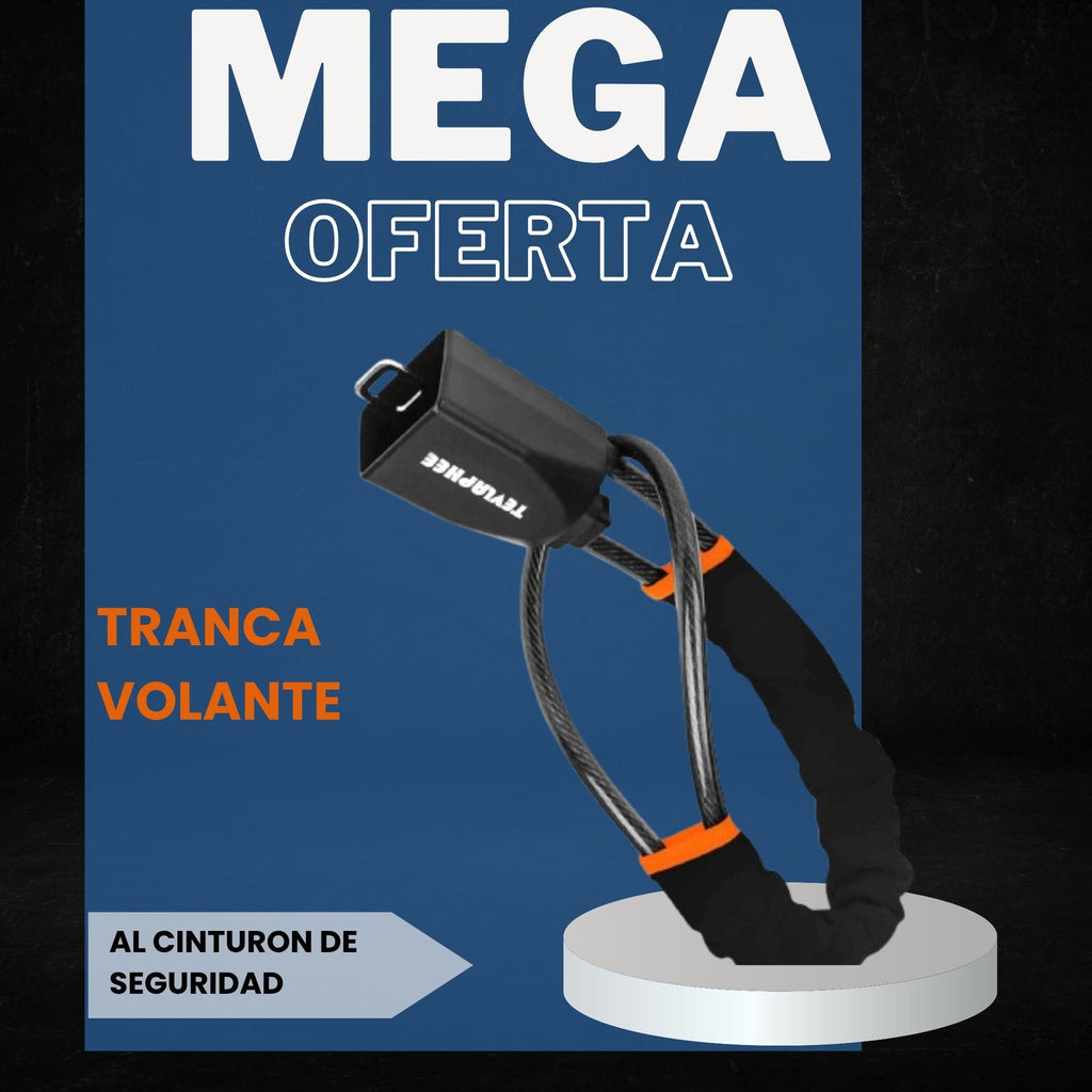 Tranca de Volante al Cinturón de Seguridad · Antirrobo