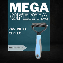 Rastrillo Cepillo Aseo Mascota