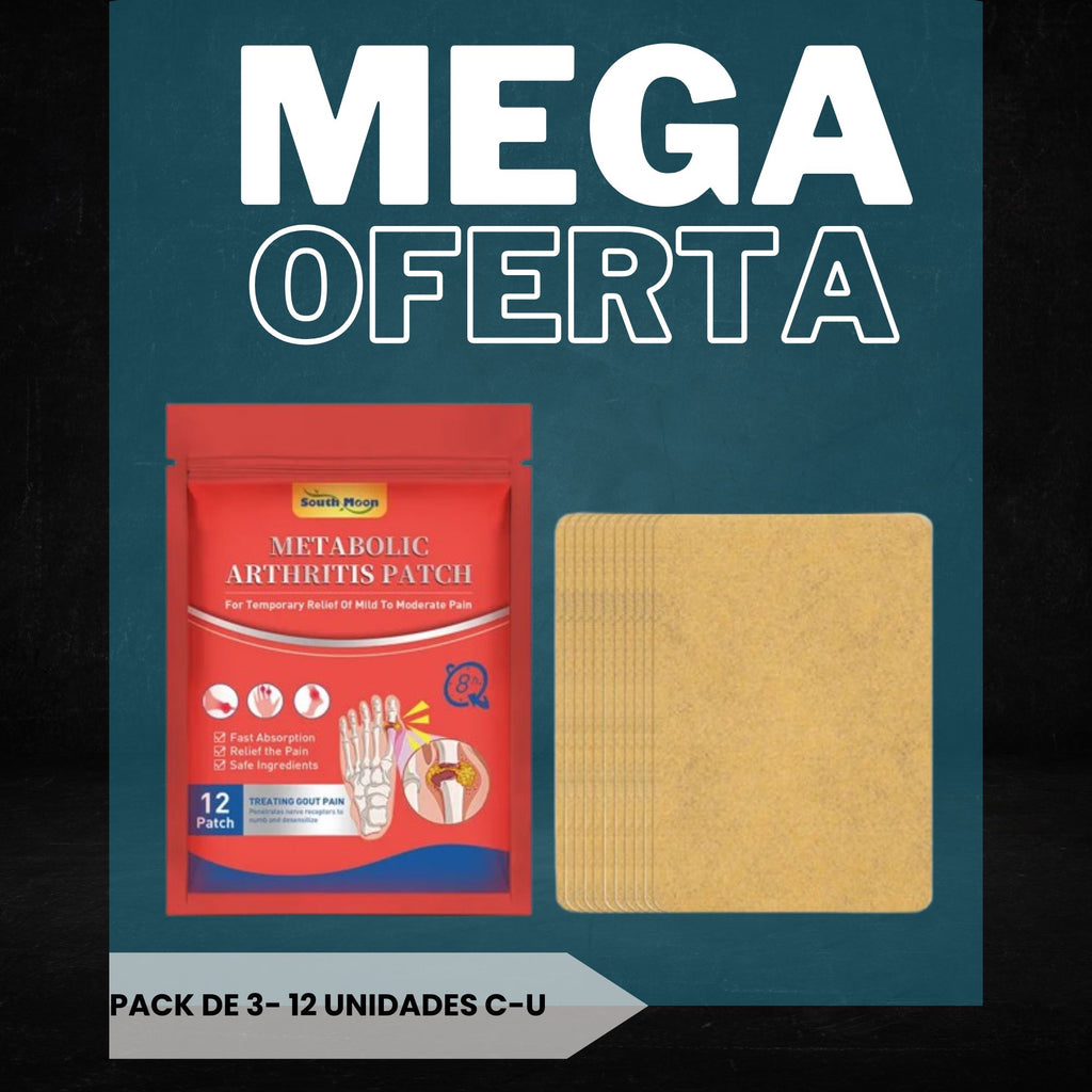 Pack De 3- Parche Para Artritis ( 36un)