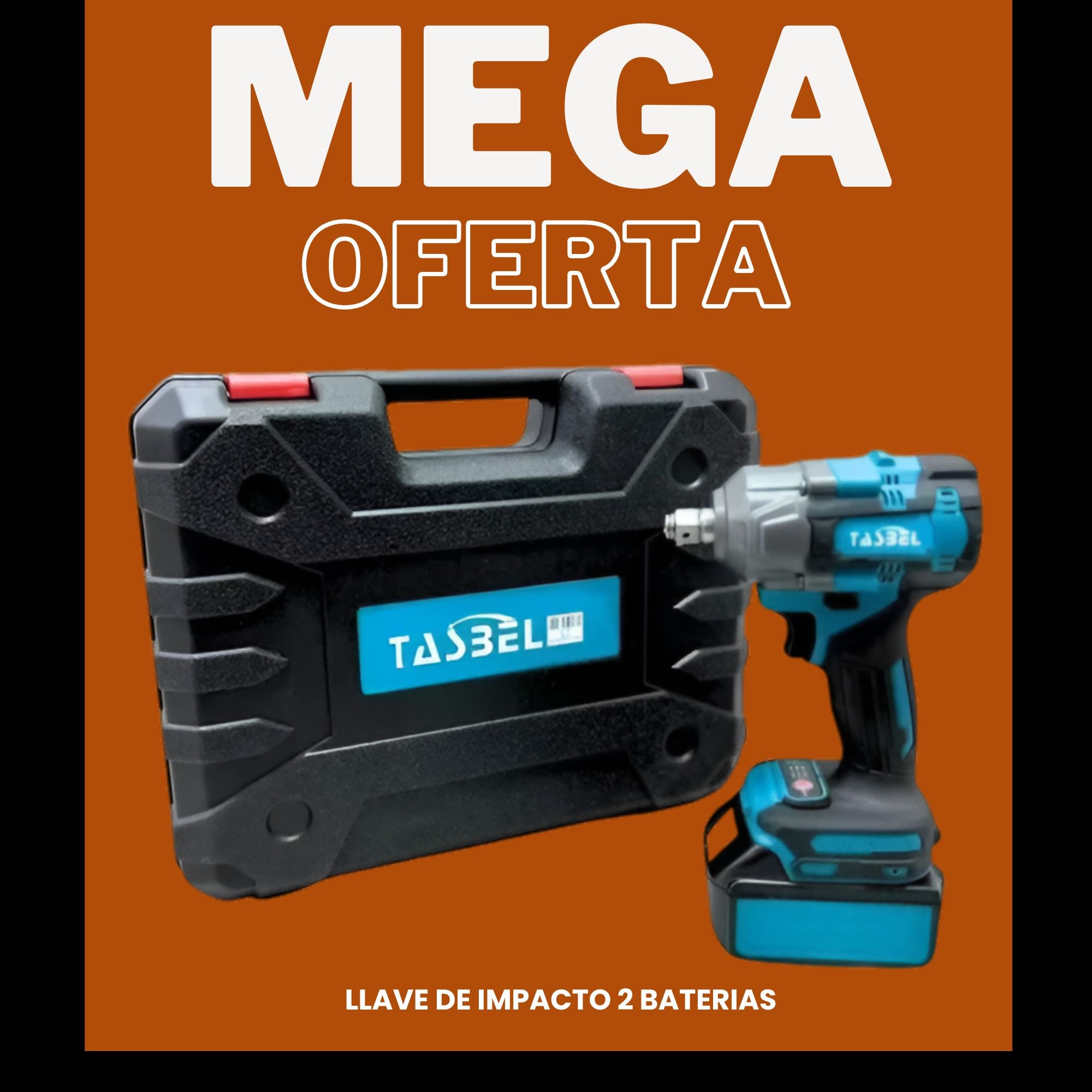 Llave De Impacto 2 Baterias