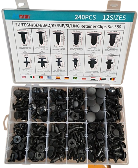 KIT REMACHE PARA AUTO 240 PCS