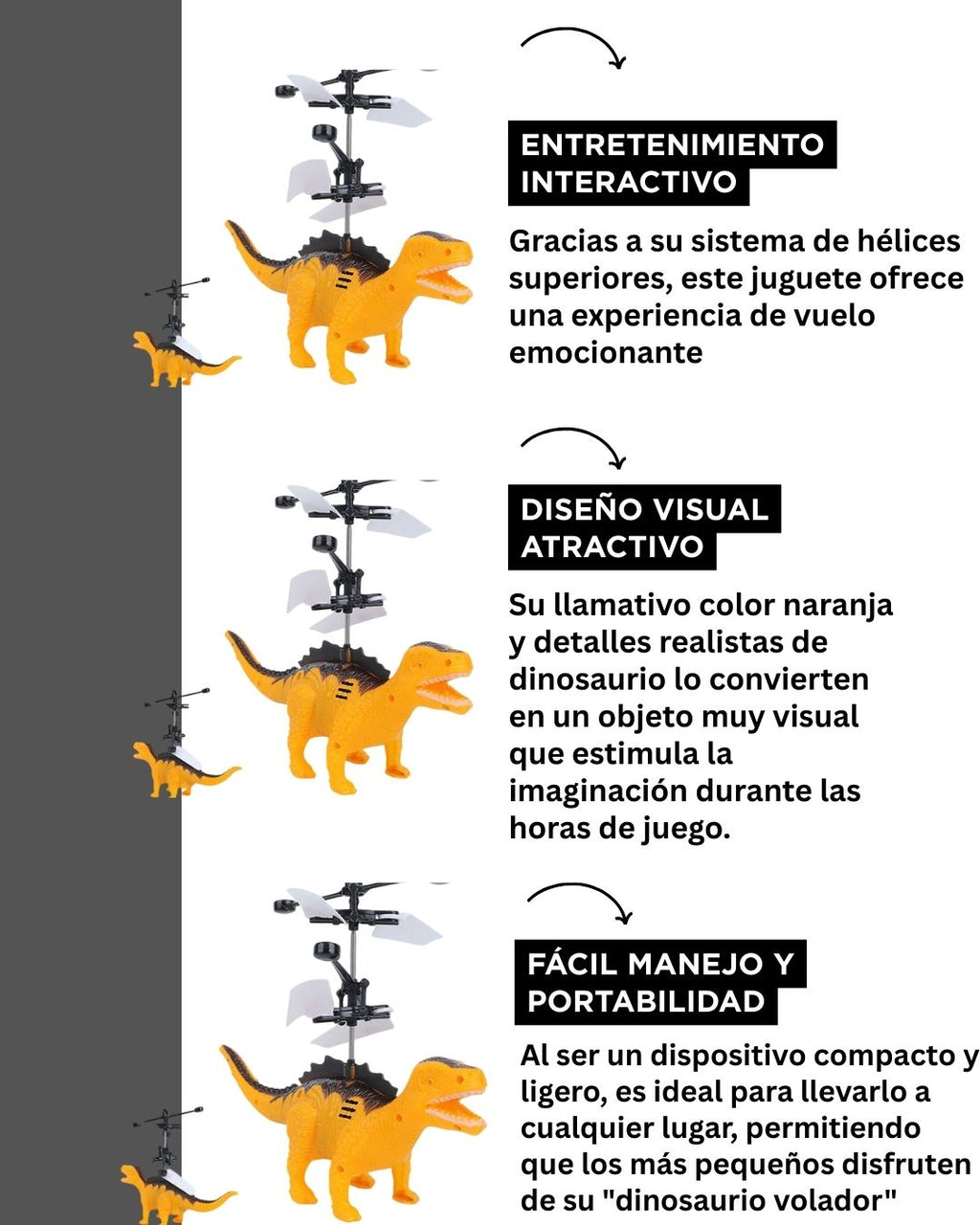 Dinosaurio Volador Helicoptero Balckdays