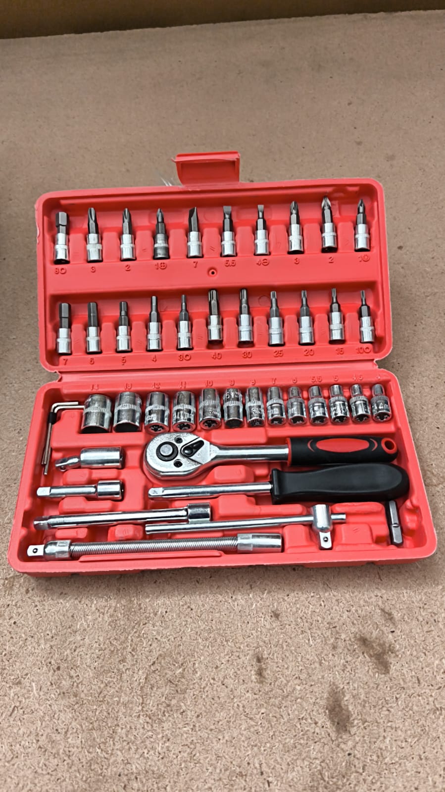 Taladro + Caja Herramientas 42pz